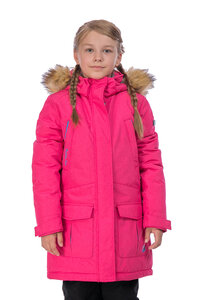 Детская зимняя Куртка WHS Малиновый, Элис 