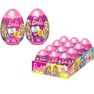 «Barbie» Пластиковое яйцо XXL с игрушкой и мармеладом — 12 шт. 973629