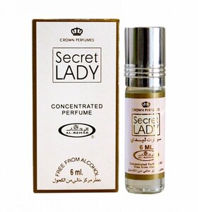 Арабские масляные духи Al-Rehab Concentrated Perfume SECRET LADY (Масляные арабские духи секрет леди Аль-Рехаб), 6 мл. 916635